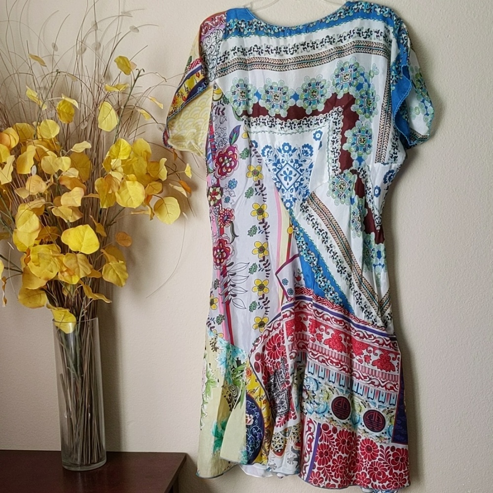 Sundance Silk Printed Dress - Picture 2 of 5